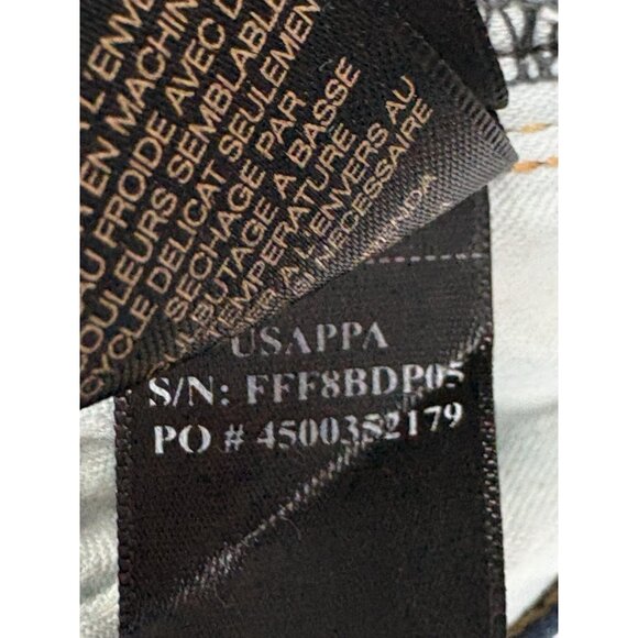 Frye Dark Wash Jeans Men’s 34x32 Tapered Cotton Lycra Stretch Denim - Picture 8 of 14